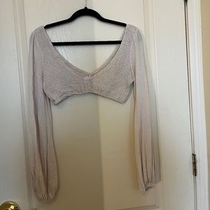 Cropped going out shirt